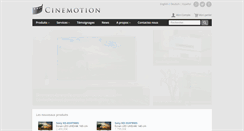 Desktop Screenshot of cinemotion.biz