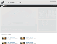 Tablet Screenshot of cinemotion.biz